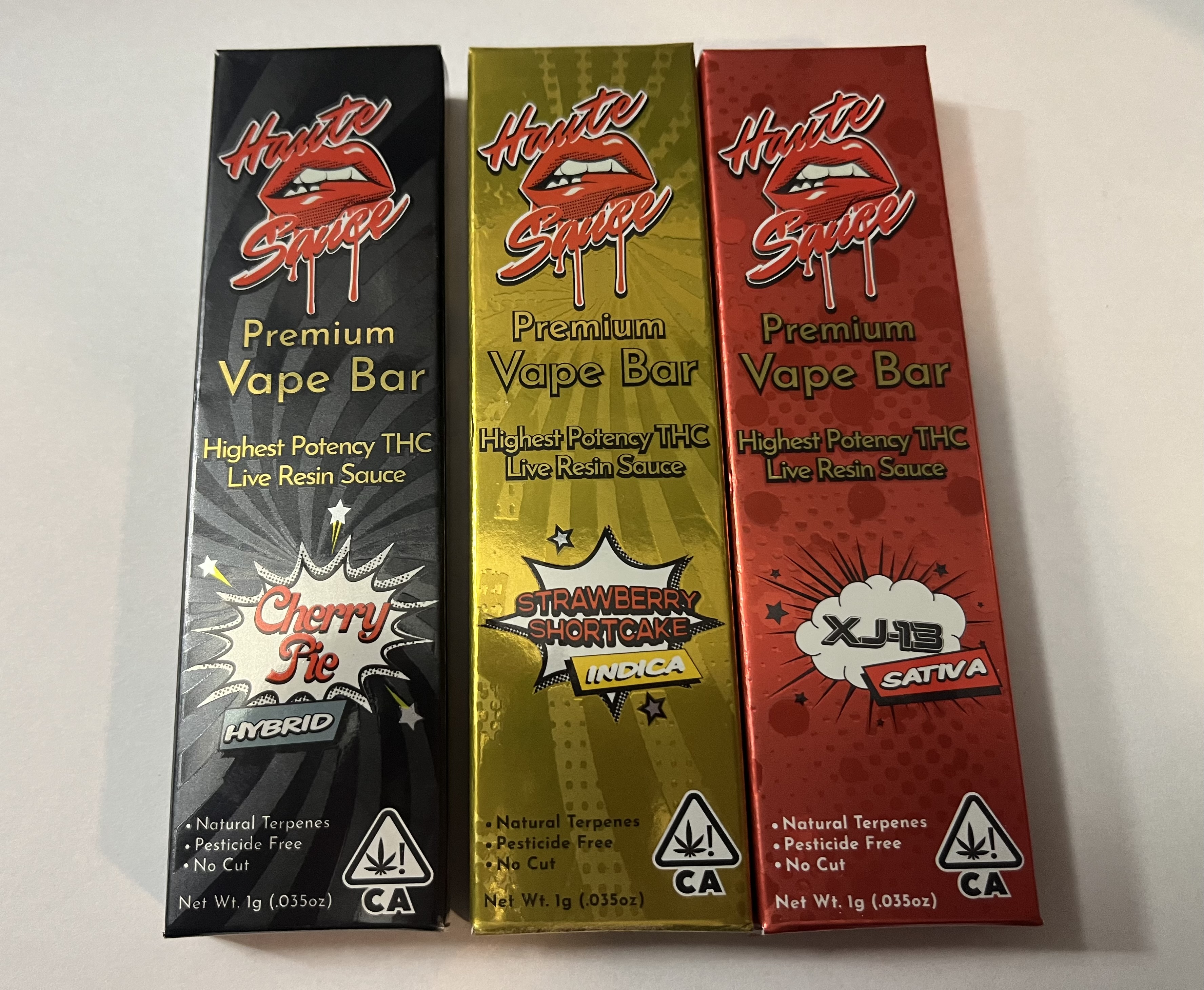 1G VAPE BAR HAUTE SAUCE 1G VAPE BAR HAUTE SAUCE